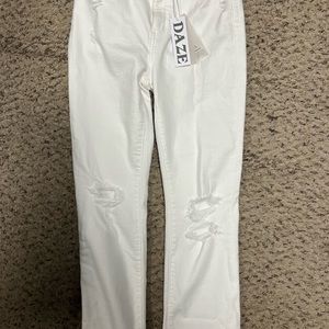 First Love brand white jeans, size 25